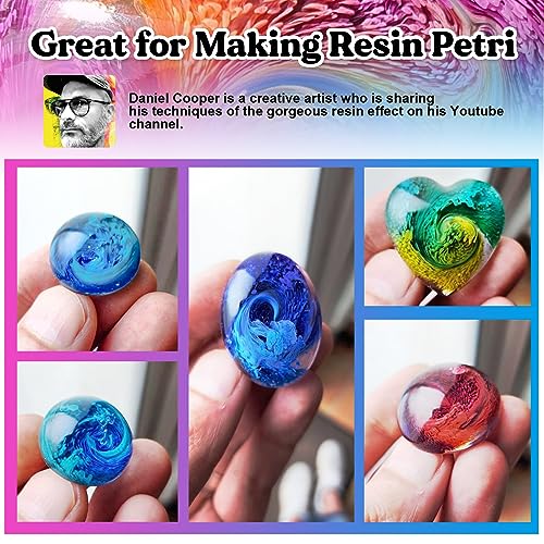LET'S RESIN White Alcohol Ink for Epoxy Resin, Upgraded White Alcohol Ink 3.5oz/100ml, Alcohol-Based Resin Ink, White Resin Pigment for Resin Petri, LET'S RESIN