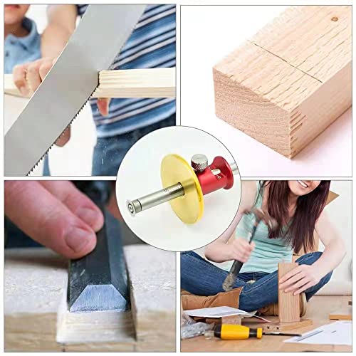 YOSELIN Wheel Marking Gauge,2 Wheel Cutter,Orking Gauges,Marking Guide Wood Marking Knife Woodworking Scribing Tools Dovetail Guide Woodworking YOSELIN
