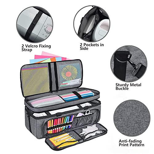 Carrying Case for Cricut Maker, Cricut Bag for Cricut Machine with Cover Compatible with Cricut Explore Air, Air 2, Maker, Maker 3, Organization and IMAGINING
