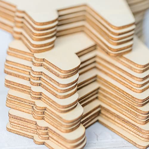 Airplane Wooden Outer Space Wood with Twines Art Unfinished Ornaments for Wedding Birthday Theme of Universe Party Decoration 20Pcs Zontween