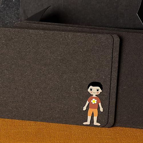 COHEALI 50pcs Wooden Boy Cutout Unfinished People Shaped Craft Sticks Blank Wooden Slices for DIY Projects COHEALI