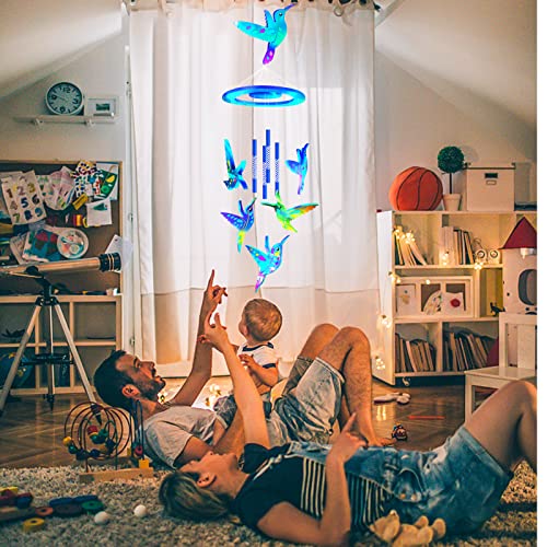 Mity rain Wind Chimes Resin Molds Silicone Kit Bundle, Hummingbird Shape Wind Chimes Molds for Epoxy Resin, Jewelry Resin Casting Molds Wind Bell Mity rain