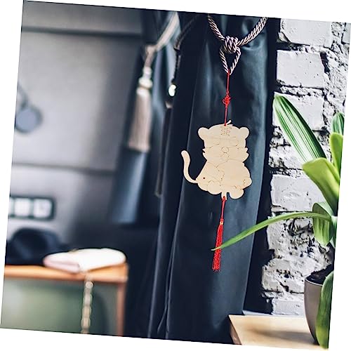 COHEALI 1 Set Wooden Blank Jungle Animals Cutouts Wooden Slice Animals Party Decor Animal Painting Slice Birthday Party Decoration Unfinished Wood COHEALI