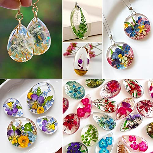 Resin Jewelry Molds, Jewelry Molds for Resin Casting, Silicone Molds for Epoxy Resin, Pendant Mold for DIY Gem Cabochon Pendant, Earring, Necklace Actvty