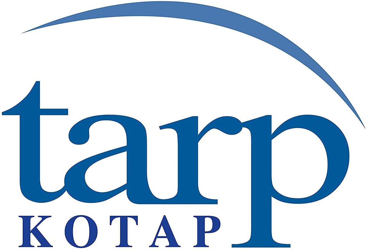 Kotap 12 x 20 Ft. Heavy-Duty Protection/Coverage Tarp, Superior Weave 8-mil, Multi-Use, Waterproof, White, (TRW-1220) Kotap