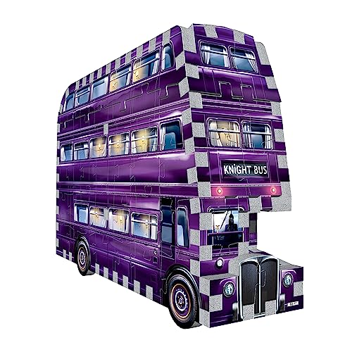 Wrebbit3D - Harry Potter – The Knight Bus Mini 3D Puzzle for Teens and Adults | 130 Real Jigsaw Puzzle Pieces | Not Just an Ordinary Model Kit for WREBBIT3D