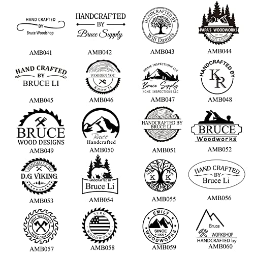 Custom Durable Branding Iron Stamp for Wood and Leather - Arokimi 1"x1" Arokimi