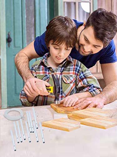 60 Pieces Wind Chime Tubes Parts Supplies String Metal for Crafts DIY Windchime Kits for Adults Kids Arts and Crafts perfsign