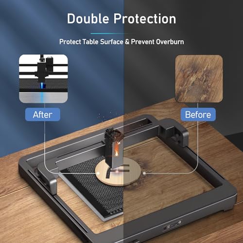 Mogonice Honeycomb Laser Bed 445x445mm 17.5''x17.5'', Magnetic Steel Honeycomb Working Table for Laser Engraver, Fast Heat Dissipation, Table mogonice