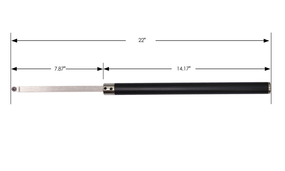 Woodturning Tools Set Carbide Tipped Lathe Chisel Finisher Tool Bar with Ci5 8.9mm Round Carbide Insert Cutter for Wood Hobbyist or DIY or Carpenter Asieg Tool