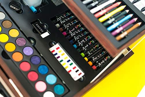 Art 101 Deluxe Art Set, Assorted Colors, 215 Pieces (53215) Art 101 USA
