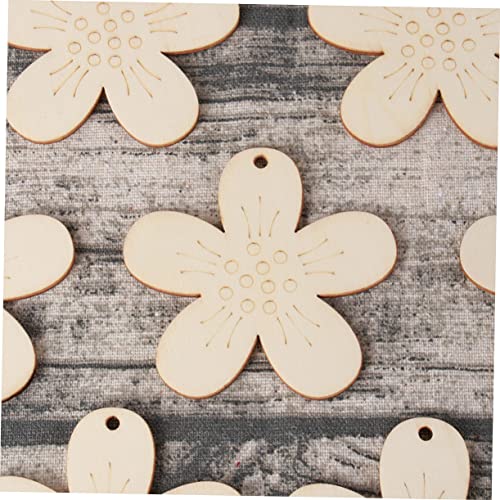 Gogogmee 10 Sets Easter Ornaments Sunflower Wood Cutout Easter Unfinished Wreath Easter Hanging Ornament Rabbit Decorations for The Home Easter Gogogmee