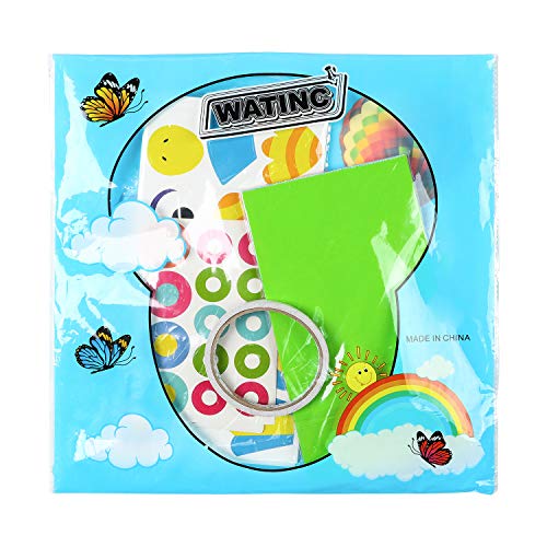 WATINC 9Pack Hand Puppet Art Craft Paper Sock Puppets DIY Making Your Own Puppet Kits Party Favors Wiggle Googly Eyes Storytelling Party Supplies WATINC