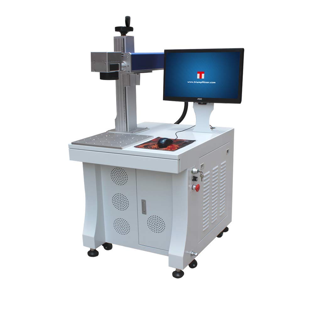 Triumph Fiber Laser Marking Machine Raycus 30w for Permanent Metal Parts Engraver Marker Engraving Rotary jewllery Ring Firearms T TRIUMPH