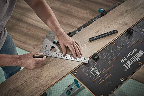 wolfcraft “Fitting Laminate and Design Flooring” Success Kit I 6976000 I Complete set consisting of universal angle & try square, contour gauge and wolfcraft