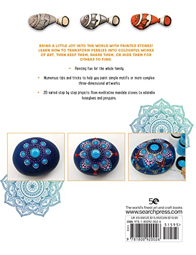 Painting Stones: How to turn rocks & pebbles into mini works of art! WoodArtSupply