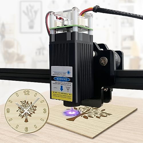 LASER TREE Laser Engraver Module, 20W Laser Engraving Cutting Module, 4W Optical Power Laser Head, Adjustable Focal, 450nm Laser Head for Laser LASER TREE