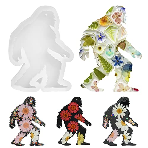 Christmas Molds Silicone Epoxy Resin Molds, Gorilla King Kong Silicone Molds, Resin Keychain Molds, Car Decoration, Christmas Ornament Molds, Epoxy RADESCOO