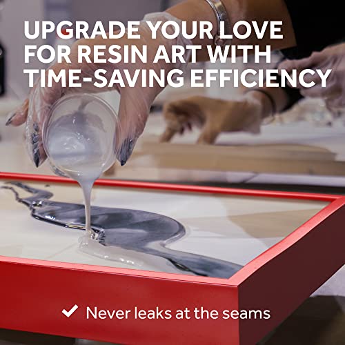 Silicone Epoxy Resin Mold - 18 x 12 x 2 Inches - Resin Supplies for Charcuterie Board, Cutting Board, and Serving Tray Casting - Time-Saving 1 Piece Upstart Epoxy