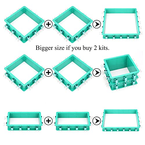 Adjustable Mold Housing Kit for Silicone Molds Making - Plastic Housing Frame for DIY Silicone Rubber Mold Making - Free Combination Mold Housing for DecorRom