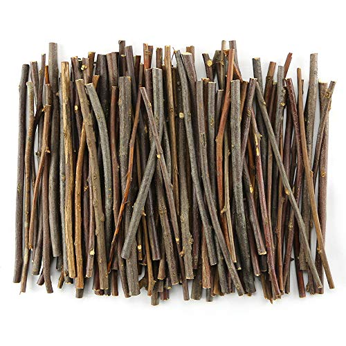 TKOnline 100Pcs 10cm 0.1-0.2 Inch in Diameter Wood Log Sticks for DIY Crafts Photo Props Craft Sticks,Wood Crafts,Sticks inch TKOnline