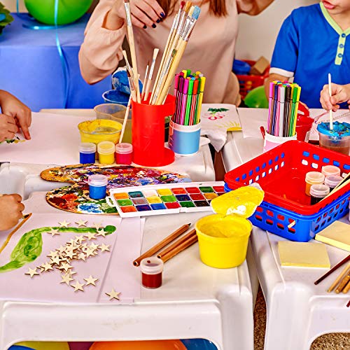 300 Pieces Wooden Stars Shape Unfinished Wood Stars Pieces Blank Wood Pieces Wooden Cutouts Ornaments for Craft Project and Christmas Party Wedding Gejoy