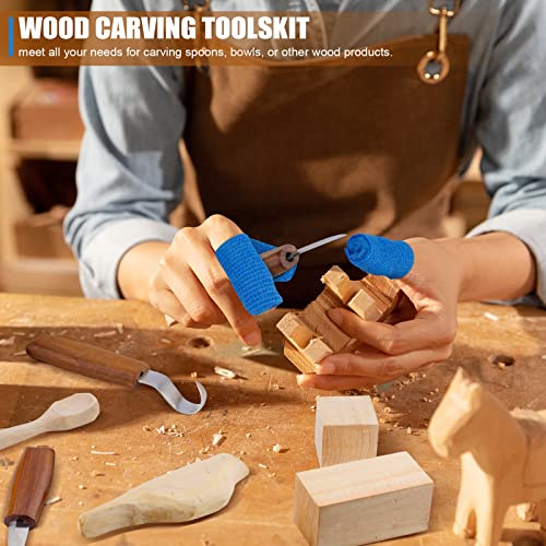 Olerqzer Whittling Wood Carving Kit,22PCS Wood Carving Tools Hand Carving Knife Set for Beginners Adults and Teens,3PCS Whittling Knife 9PCS Blocks & Olerqzer