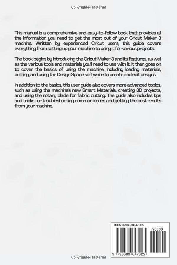 CRICUT MAKER 3 USER GUIDE 2023: A Concise Dummies Manual For Beginners to Master Cricut Maker and Design Space WoodArtSupply