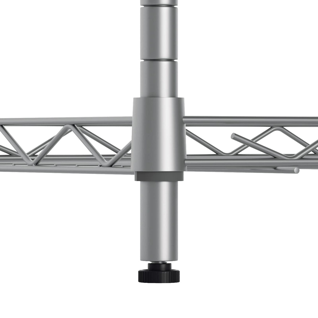 SINGAYE 4 Tier Shelf Adjustable Storage Shelf Wire Shelving,350LBS Load Capacity,Metal Storage Rack for Kitchen Office Home Storage Pantry SINGAYE