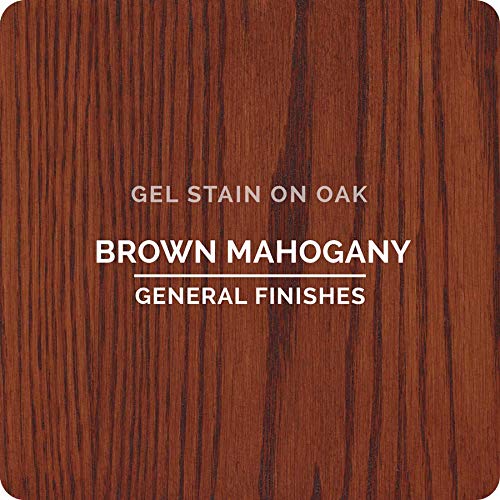 General Finishes Oil Base Gel Stain, 1 Pint, Brown Mahogany General Finishes