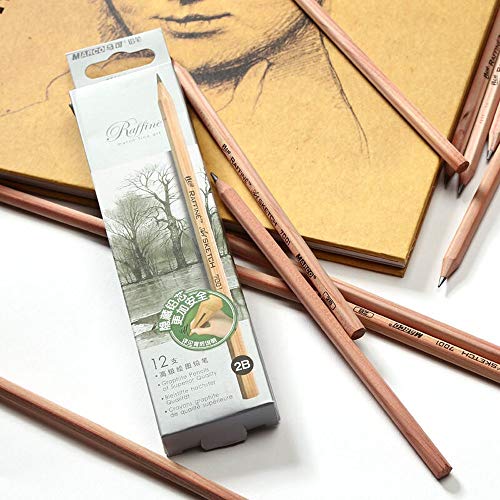 Kachikawa Premium Artist Log wood pencil 12 PCS (HB) Kachikawa