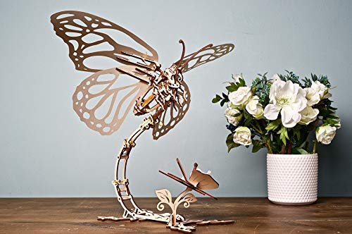Mechanical UGEARS Wooden 3D Puzzle Model Butterfly Construction Set ugears