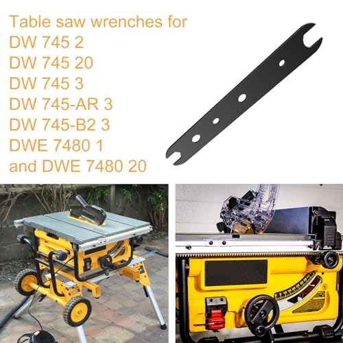 5140061-75 Table Saw Wrench for DeWalt,Replacement Table Saw Wrench for DeWalt DW745 Type 2 Type 3, DWE7480 Type 1 (2 pack) VIDABTE