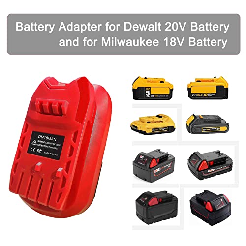 TPDL Adapter for Craftsman V20 Cordless Tools, for DeWalt 20V for Milwaukee M18 Lithium Battery Convert to for Craftsman New 20V Power Tool (Adapter TPDL