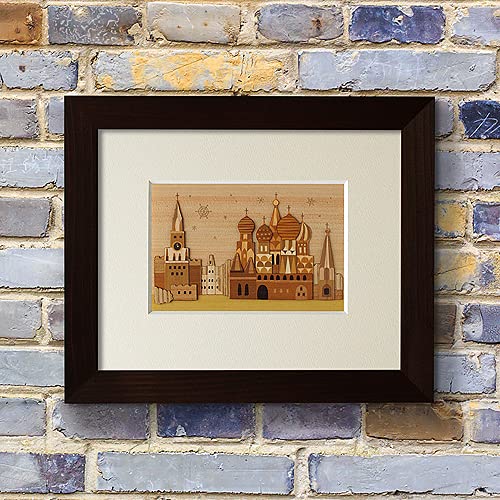 KINOWA Wooden Art Kit Kiharie Moscow Made in Japan KINOWA