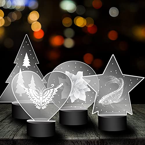 Star-Power 2mm Acrylic Sheet Clear Cast Plexiglass Panel Thick Plastic Glass Board with Double Sided Protective(5.8inchx 3.1inch) for LED Light Base MixTeach