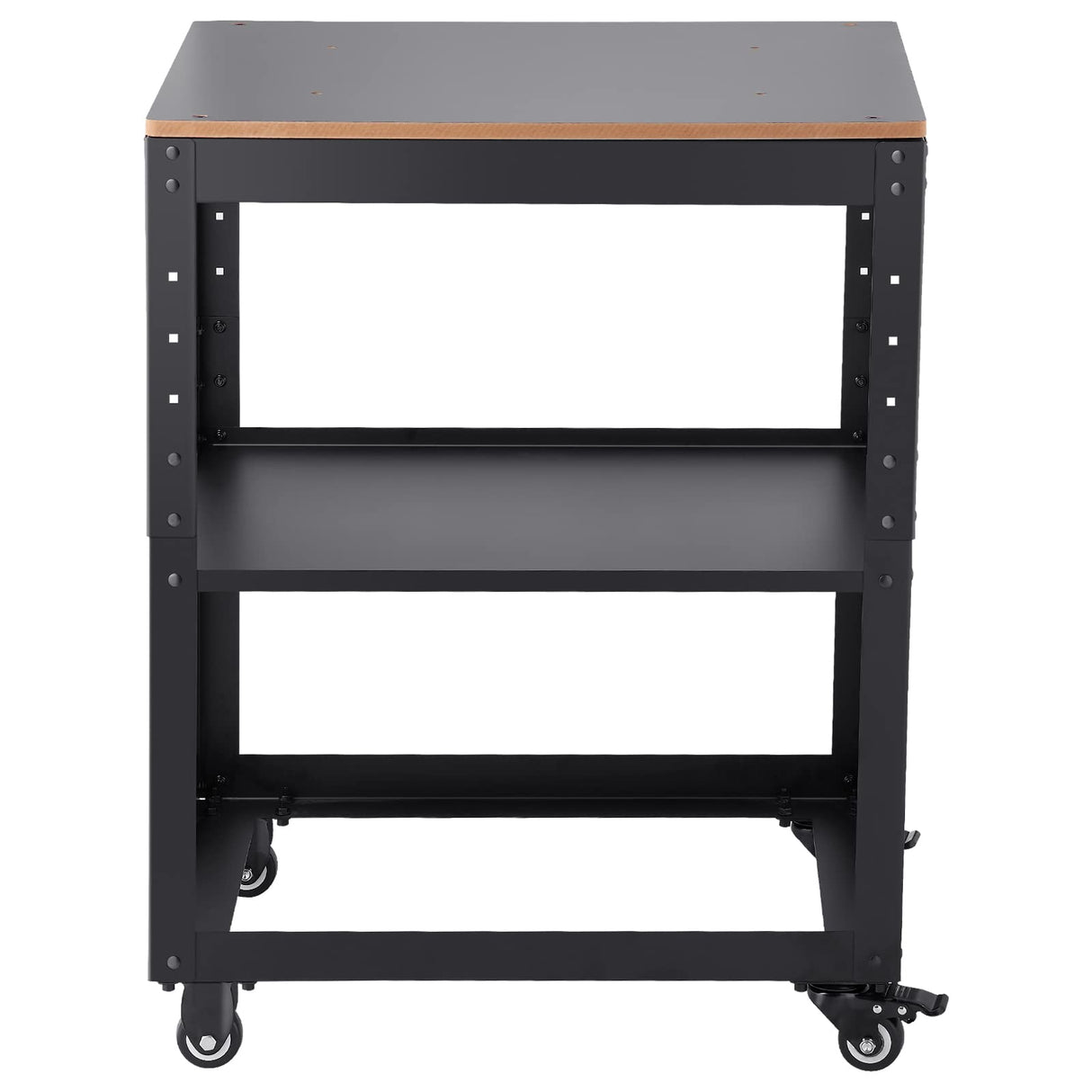 VEVOR Thickness Planer Stand, 100 lbs heavy loads, Three-Gear Height Adjustable Thickness Planer Table,with 4 Stable Casters & Storage Space, for VEVOR