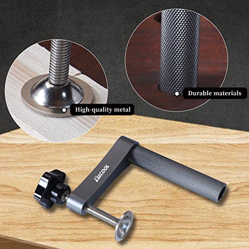 RUITOOL Bench Dog Clamp,3/4"(19mm) Holdfast Dog Hole Clamp,Adjustable MFT Table Stainless Steel Hold Down Clamps for Woodworking Tools - 2 Pack RUITOOL