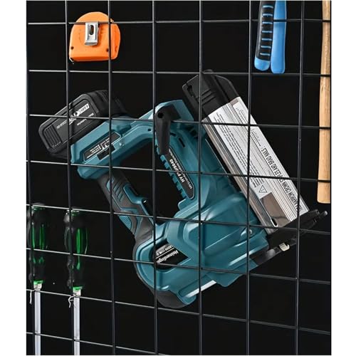 Heimerdinger Cordless Nail Gun,18GA 2 in 1 Nailer/Stapler Gun Compatible with Makita Battery for Upholstery and Woodworking,2 Mode with 500 Staples, Heimerdinger