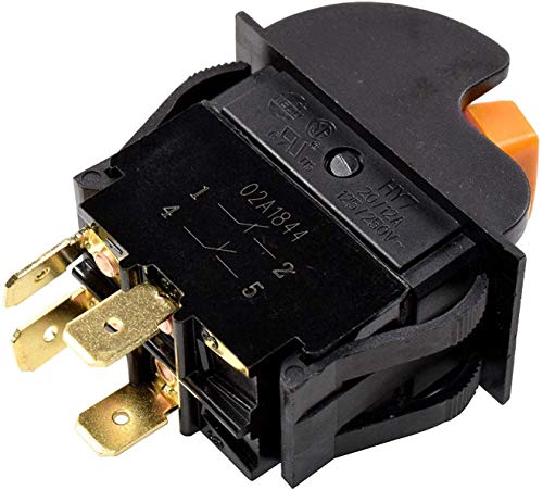 HQRP On-Off Toggle Switch Works with Dewalt, Rockwell, Hitachi, Reliant, Performax, Dayton, Jet, Craftsman OR90037 OR9OO37 0R90037 Power Tools Planer HQRP