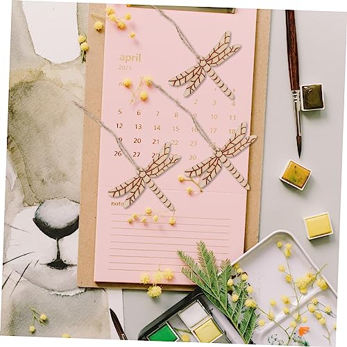 Abaodam 50 Sets Chrysanthemum on Blank Wood Chip Wooden DIY Crafts DIY Wood Ornaments Things to Paint on Unfinished Wooden Embellishments Blank Abaodam