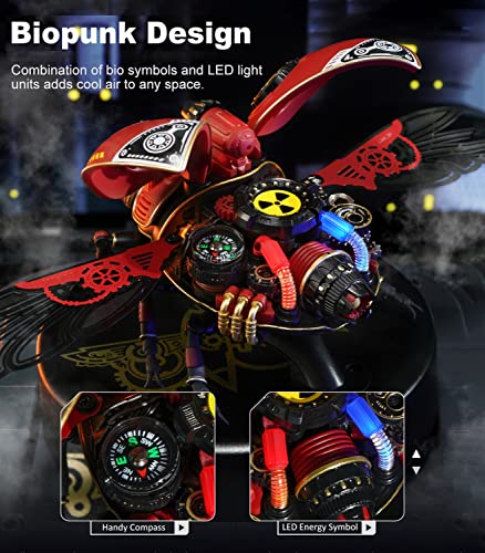 ROKR 3D Metal Model Kits for Adults Scout Beetle - 147PCS 3D Metal Puzzle Electric Mechanical Plastic Building Kit Hobby Kit Gift for ROKR