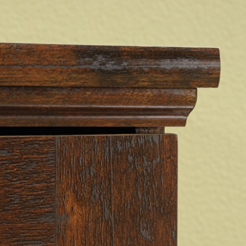 Sauder Harbor View Corner Computer Desk, Curado Cherry finish Sauder