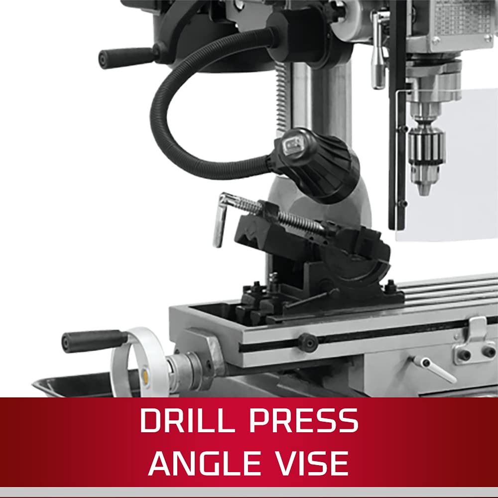 JET 15-Inch Mill/Drill Machine with R-8 Taper, 1 HP, 1Ph 115/230V (Model JMD-15) Jet