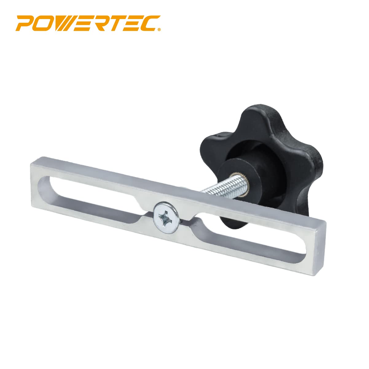 POWERTEC 71642 Miter Slot Hardware Kit (Slot Bars, Knobs, Screws, Washers) POWERTEC
