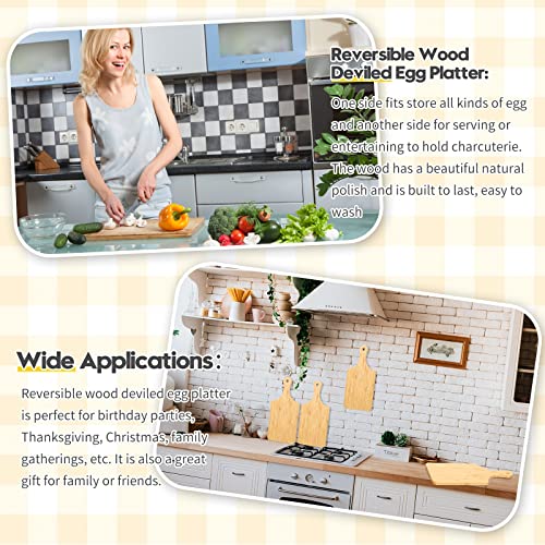 12 Pcs Bulk Cutting Board Wood Chopping Board Laser Engraving Serving Board Charcuterie Boards for Customized Mother's Day Wedding Housewarming Gift Zubebe