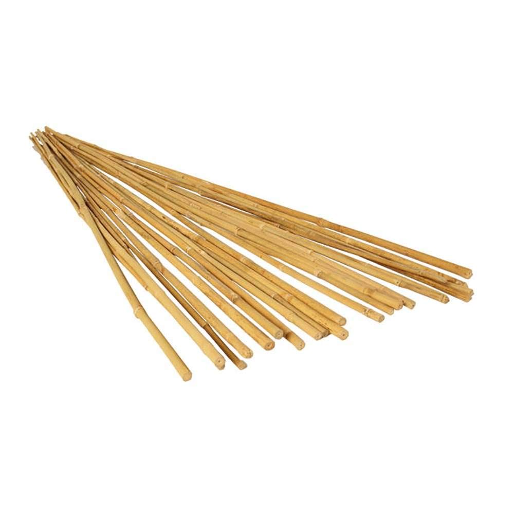 Hydrofarm HGBB4 4' Natural, pack of 25 Bamboo Stake, Tan Hydrofarm
