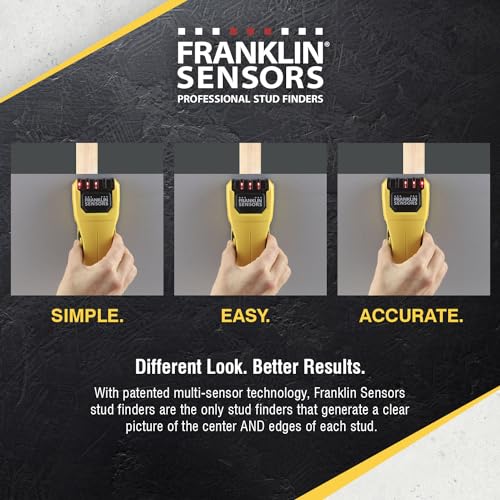 Franklin Sensors ProSensor M50 Stud Finder with 5-Sensors, Wood & Metal Stud Detector/Wall Scanner, Made in The USA Franklin Sensors Professional Stud Finders