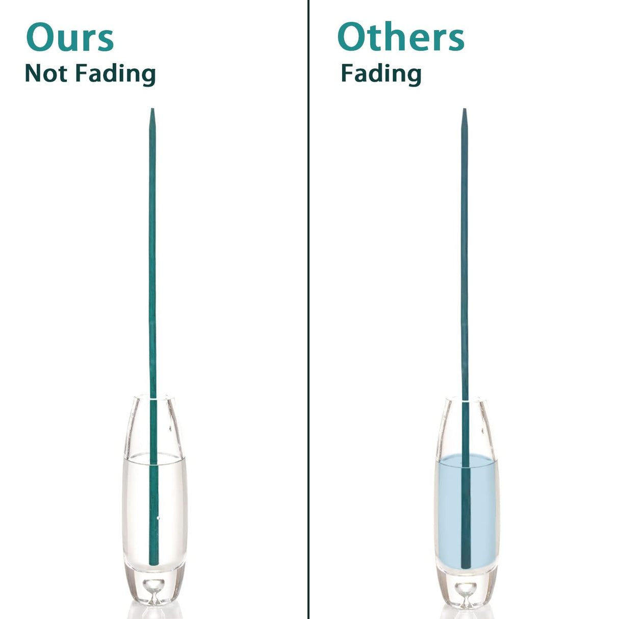 Green Bamboo Plant Stakes, Plant Sticks Support for Indoor and Outdoor Plants, Garden Wood Sturdy Bamboo Sticks, Floral Plant Support Stakes for Stroller