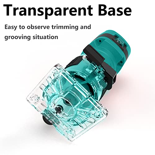 Dobetter Wood Router Tool, Compact Trim Router with 6 Wood Router Bits, 1/4" Collets and 8mm/12.7mm Adapter -PATR550 Dobetter